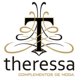 Logo de Theressa con letra "T" estilizada y texto "Complementos de moda".