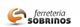 Logotipo de "Ferretería Sobrinos" con un diseño abstracto en naranja y marrón a la izquierda.