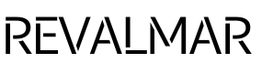 Texto en mayúsculas: "REVALMAR" en fuente negra con letras modernas y estilizadas.