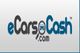 eCarsCash logo with a car in the letter "o" and the text ".com" below.