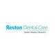 Reston Dental Care logo with the slogan "Gentle Modern Dentistry" in blue and green text.