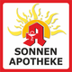 Rotes Apotheken-Logo vor einer gelben Sonne, Text: "Sonnen Apotheke".