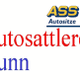 Logo mit Text: "Autosattlerei Bunn" und "ASS Autoinze".