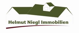 Logo von Helmut Niegl Immobilien mit grünem Haus und Schriftzug darunter.