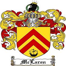 Coat of arms with red chevrons, yellow shield, ship symbol, and ornate helmet above.