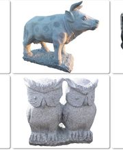 Tierfiguren aus Naturstein