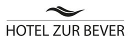 "Logo des Hotels Zur Bever mit stilisiertem Wellenmotiv darüber."