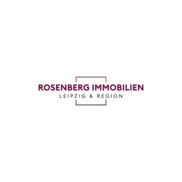 Logo von Rosenberg Immobilien Leipzig & Region, in einem schlichten, modernen Design.