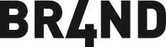 Schwarzer Text "BR4ND" auf weißem Hintergrund, wobei die Zahl 4 das A ersetzt.