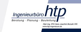Firmenlogo: Ingenieurbüro htp, Beratung, Planung, Bauleitung. www.htp-ingenieure.de