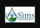 "Sims Cleaning Service logo with house icon and green swoosh, tagline: 'Cleaning You Can Count On'."
