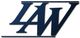 Blaues "LAW"-Logo auf weißem Hintergrund.