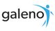 Logo mit dem Wort "Galeno" und einer blauen Personensilhouette daneben.
