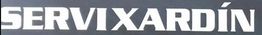Texto en fondo gris: "SERVIXARDÍN" en letras blancas y mayúsculas.