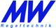 Logo mit blauen Buchstaben "MW" und dem Text "Regeltechnik" darunter.