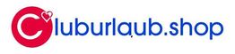 Logo mit rotem Symbol und Herz, daneben der blaue Text "luburlaub.shop".