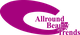 Logo met roze "C" en tekst "Allround Beauty Trends".