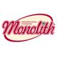 Logo mit dem Text "Monolith International Group of Companies" in Rot auf beigem Hintergrund.