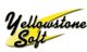 Logo mit dem Text "Yellowstone Soft" in gelb-schwarz mit gelber geschwungener Linie.